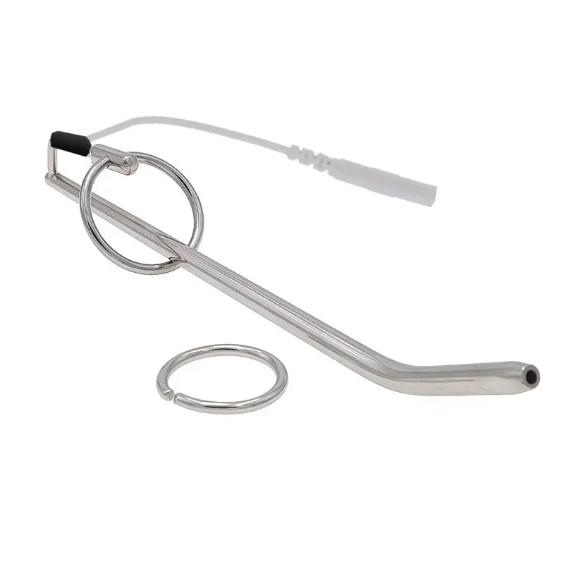 Electric Shock Pulse Penis Ring Medical Themed Toys Penis Plug Stimulation Urethral Dilator Sound Masturbation Sex Toy for Men