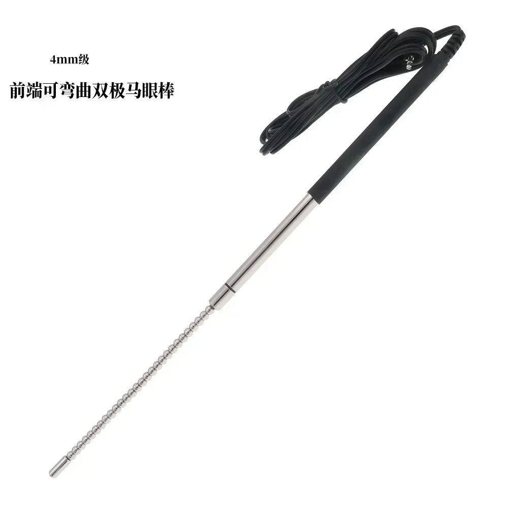 Electric Shock Pulse Penis Ring Medical Themed Toys Penis Plug Stimulation Urethral Dilator Sound Masturbation Sex Toy for Men