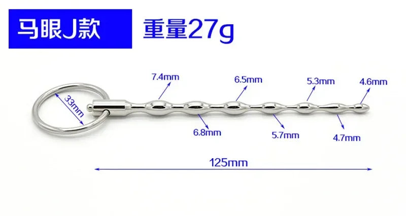 Electric Shock Pulse Penis Ring Medical Themed Toys Penis Plug Stimulation Urethral Dilator Sound Masturbation Sex Toy for Men