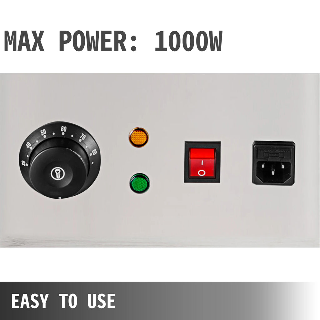 Stainless Steel Chocolate Melter 1-6 Cylinder Chocolate Melting Machine Electric Pot Heater Food Warmer Snack Food processor