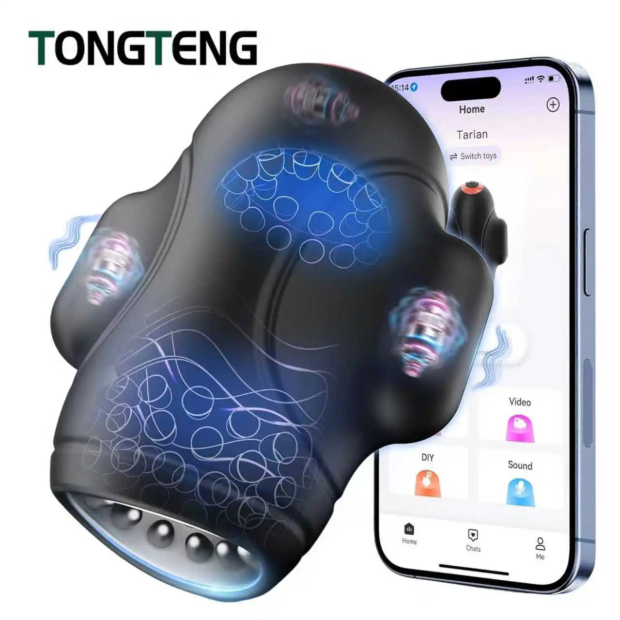 APP Control Vibrator for Men Penis Delay Trainer Male Masturbator Glans Stimulater Massager Men Vibrator Sex Toys Adult Goods