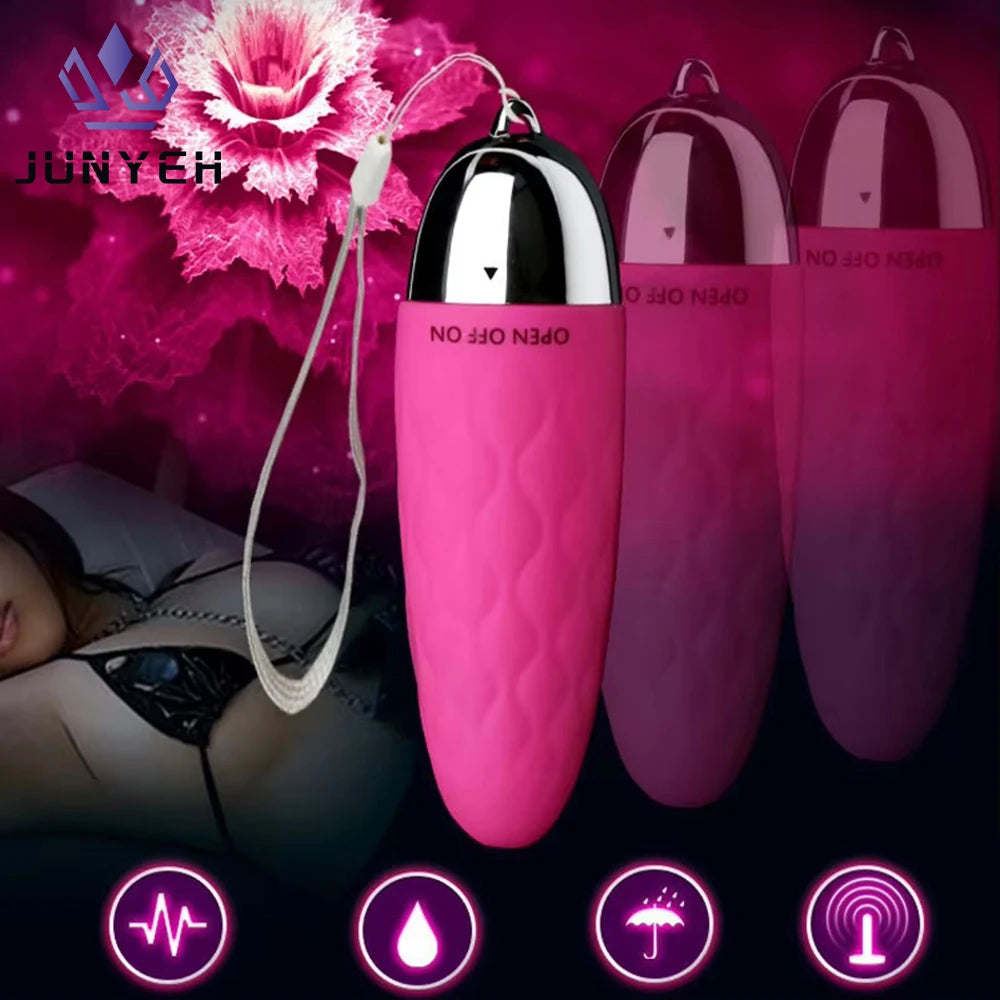 LOVE EGG Wireless Hand Free Vibrator Waterproof Jump Eggs Vaginal Stimulate Masturbation SOLO SEX Toys For Women AAA Battery
