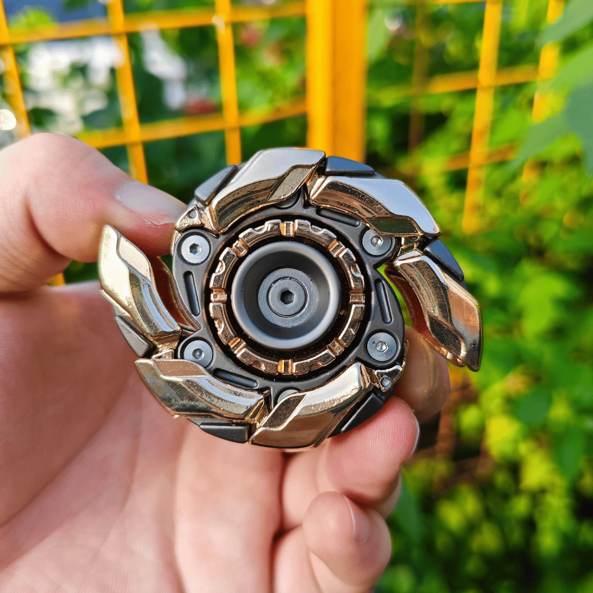 EDC Fidget Sliders Open Armor Spinning TopFidget Toys Stress Relief For Adults Magnetic Meta