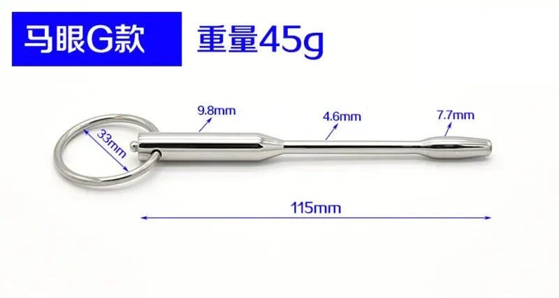 Electric Shock Pulse Penis Ring Medical Themed Toys Penis Plug Stimulation Urethral Dilator Sound Masturbation Sex Toy for Men