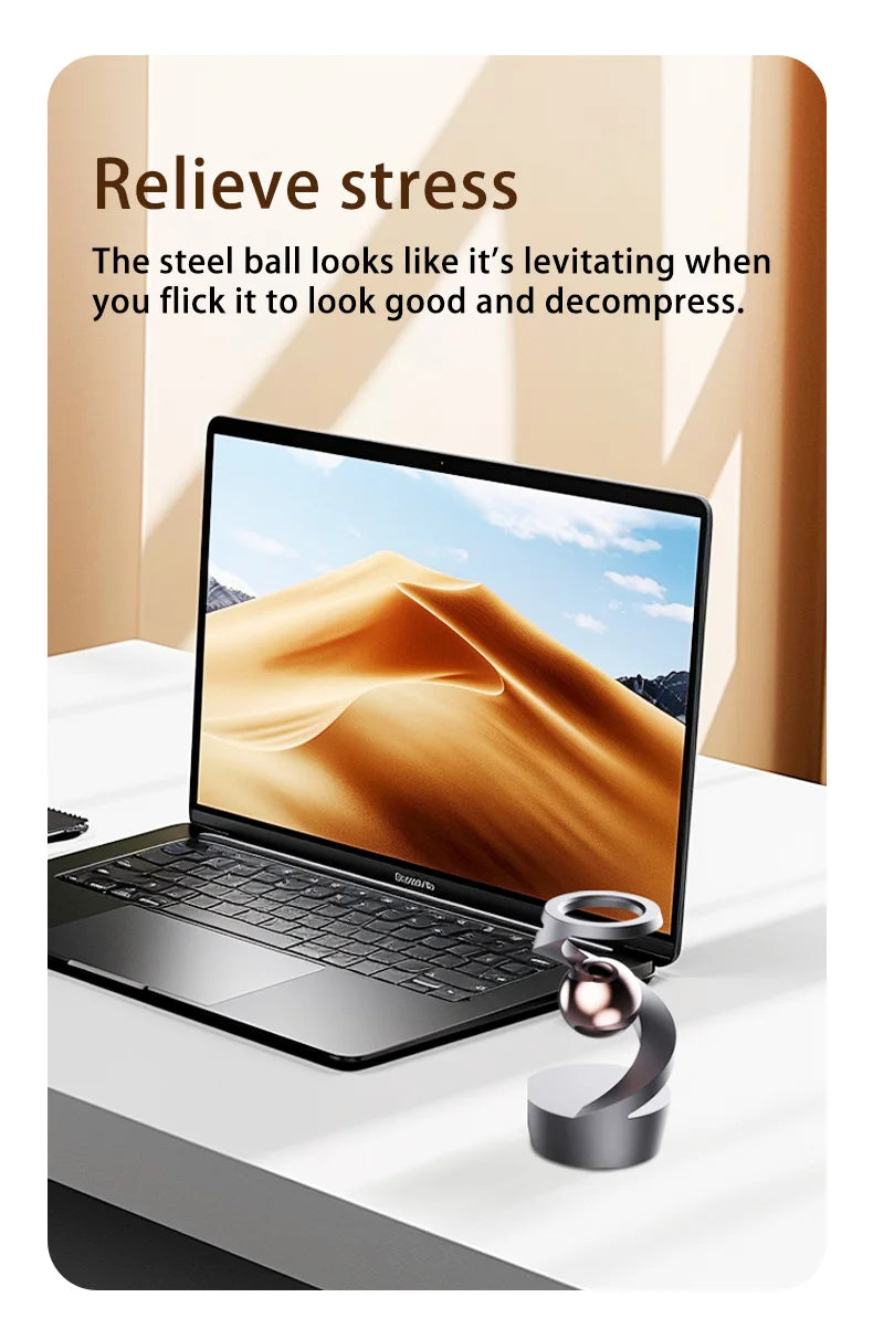 Gravity Defying Kinetic Fidget Spinners Office Desk Toy Desktop Stress Relief Toy Alloy Decompression Hypnosis Rotating Gyro