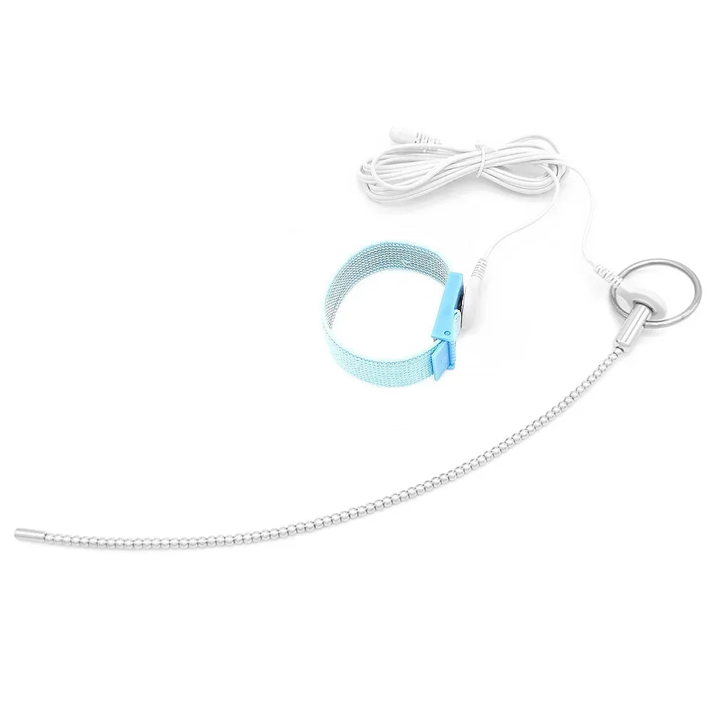 Electric Shock Pulse Penis Ring Medical Themed Toys Penis Plug Stimulation Urethral Dilator Sound Masturbation Sex Toy for Men