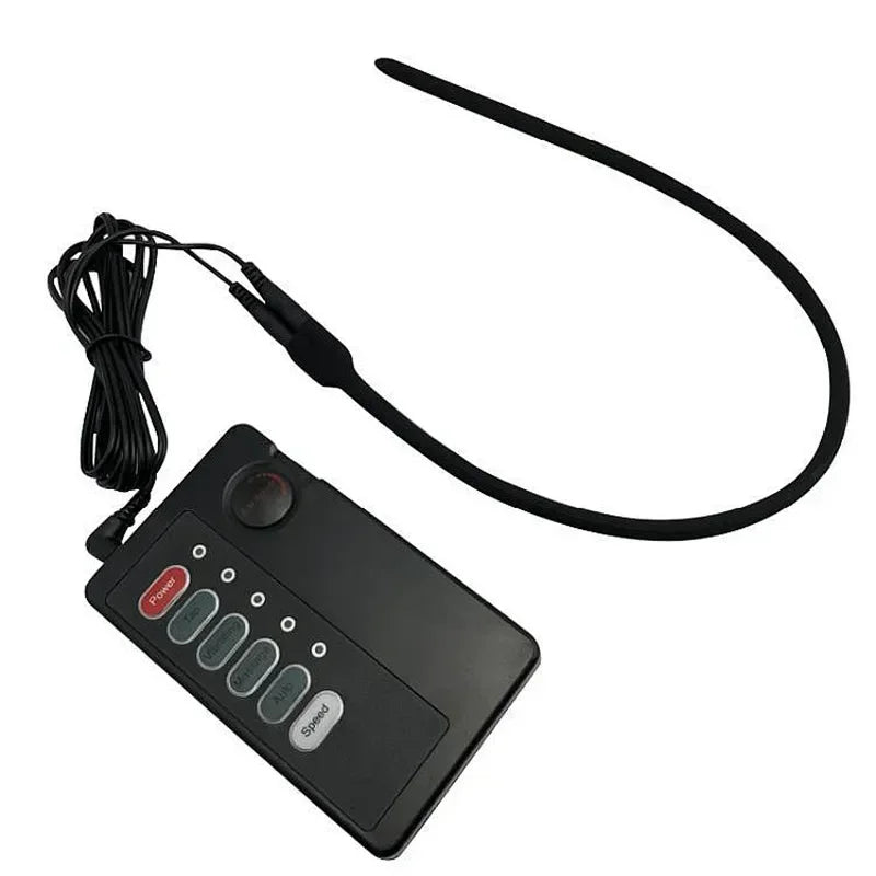 Electric Shock Pulse Penis Ring Medical Themed Toys Penis Plug Stimulation Urethral Dilator Sound Masturbation Sex Toy for Men