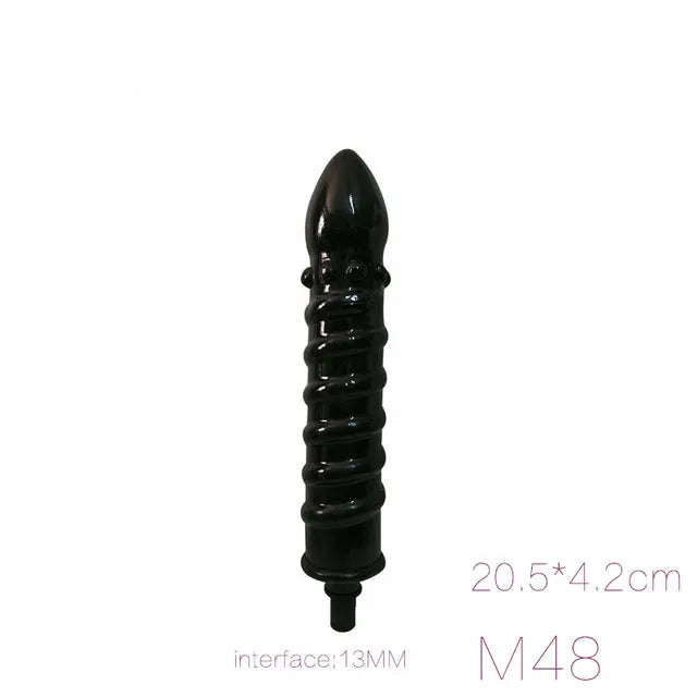 Vibrator Sex Machine Fascia Gun Massage Attachements Head to Silicone Dildo Sex Toys For Men Women Vibrators Penis Masturbation