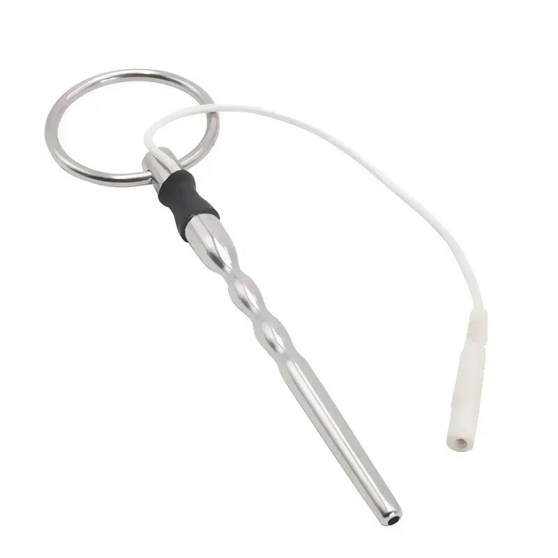 Electric Shock Pulse Penis Ring Medical Themed Toys Penis Plug Stimulation Urethral Dilator Sound Masturbation Sex Toy for Men