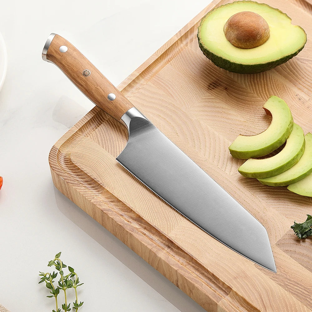 XINZUO 5.8 Inches Bunka Knife German 1.4116 Steel Kitchen-specific Chef's Knife Ergonomic Well Balanced Handle Premium Gift Box