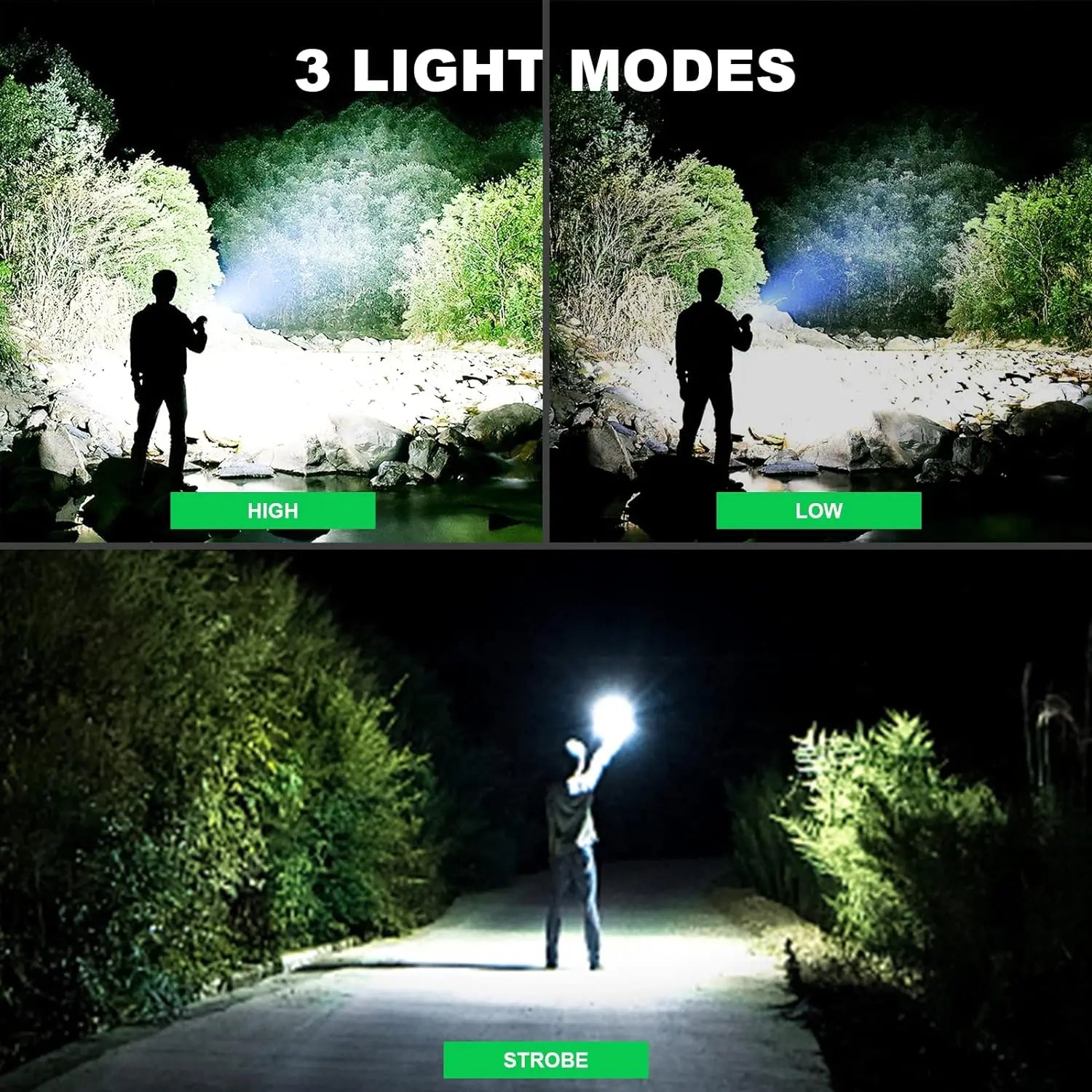2025 Most Powerful LED Flashlight Rechargeable LED Flashlights High Power Zoom Torch Light Long Range Tactical Lantern Camping