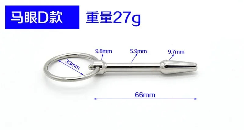 Electric Shock Pulse Penis Ring Medical Themed Toys Penis Plug Stimulation Urethral Dilator Sound Masturbation Sex Toy for Men