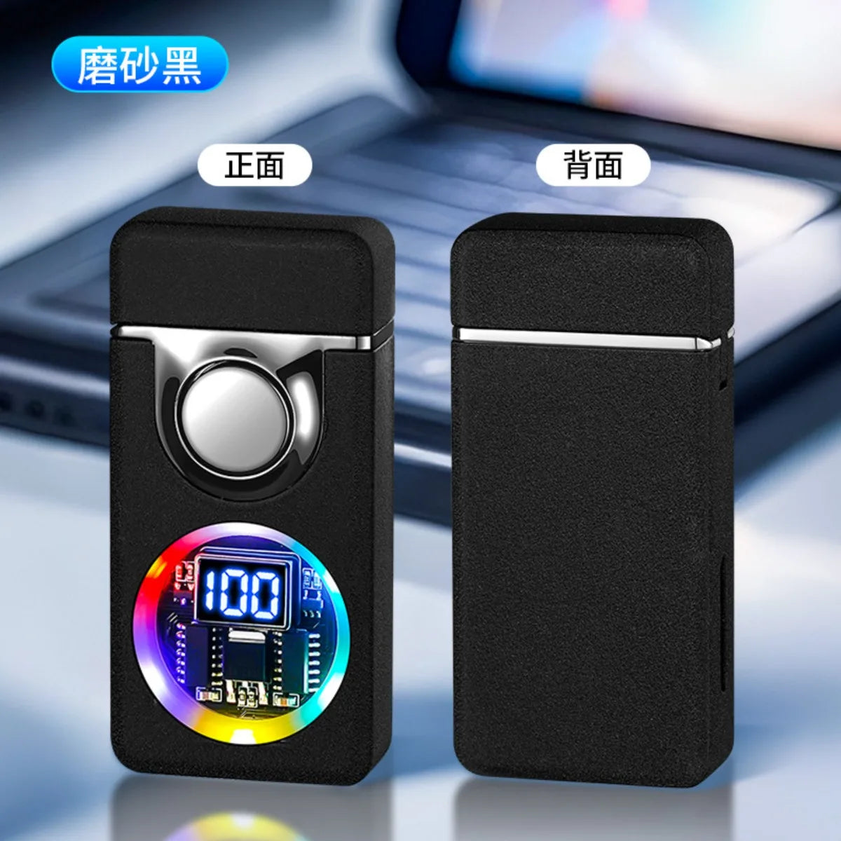 Mecha Voice-activated Intelligent Dual-fire Lighter, Gas-electric Mix, Four Ignition Methods, Creative Gifts