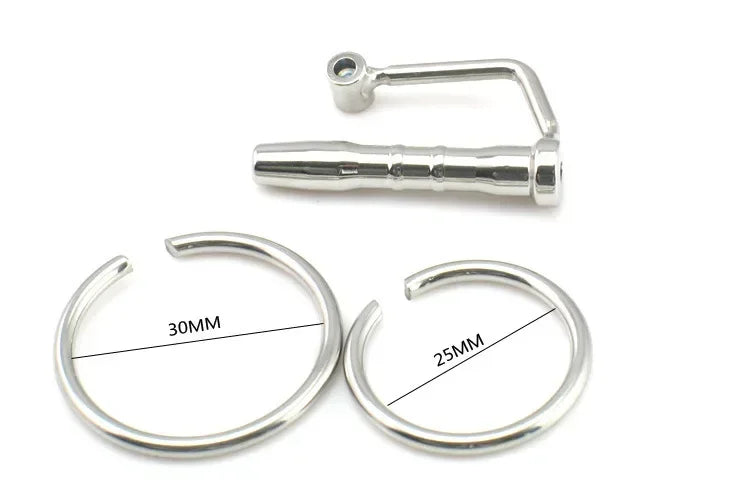 Electric Shock Pulse Penis Ring Medical Themed Toys Penis Plug Stimulation Urethral Dilator Sound Masturbation Sex Toy for Men