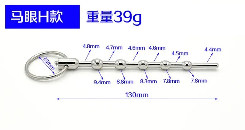 Electric Shock Pulse Penis Ring Medical Themed Toys Penis Plug Stimulation Urethral Dilator Sound Masturbation Sex Toy for Men