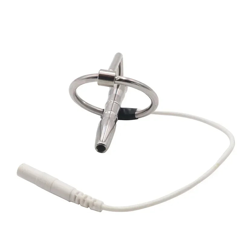 Electric Shock Pulse Penis Ring Medical Themed Toys Penis Plug Stimulation Urethral Dilator Sound Masturbation Sex Toy for Men