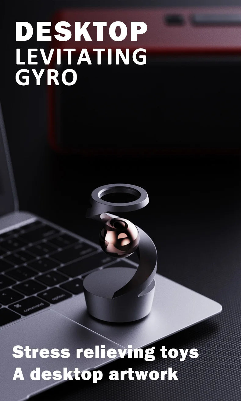Gravity Defying Kinetic Fidget Spinners Office Desk Toy Desktop Stress Relief Toy Alloy Decompression Hypnosis Rotating Gyro
