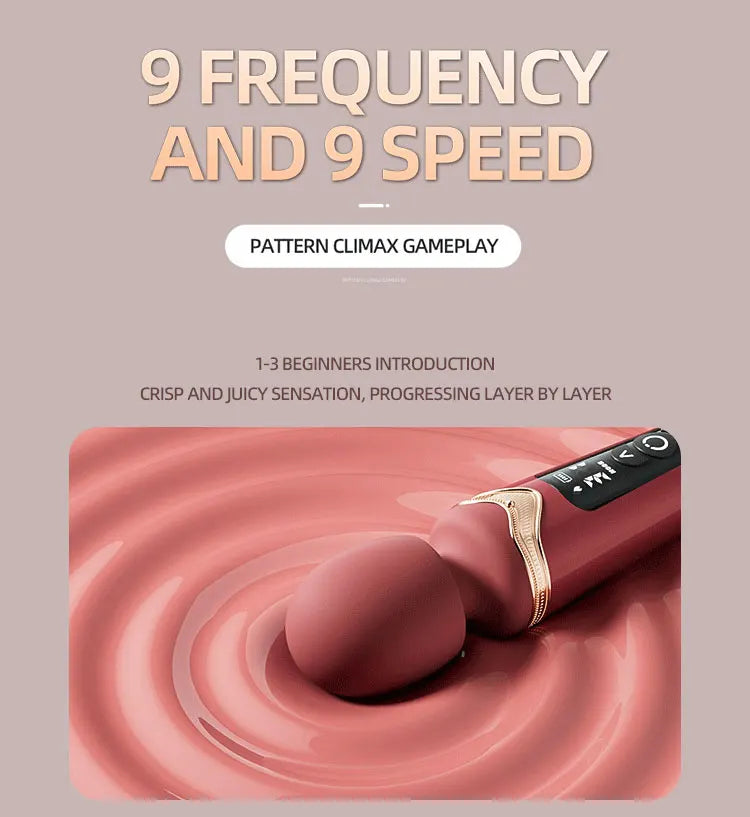 Powerful Magic Wand Vibrators Stimulation G Spot Nipple Clitoral Massager Vaginal Masturbator Female Masturbator Sex Toys