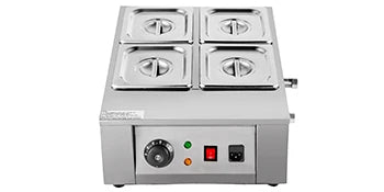 Stainless Steel Chocolate Melter 1-6 Cylinder Chocolate Melting Machine Electric Pot Heater Food Warmer Snack Food processor