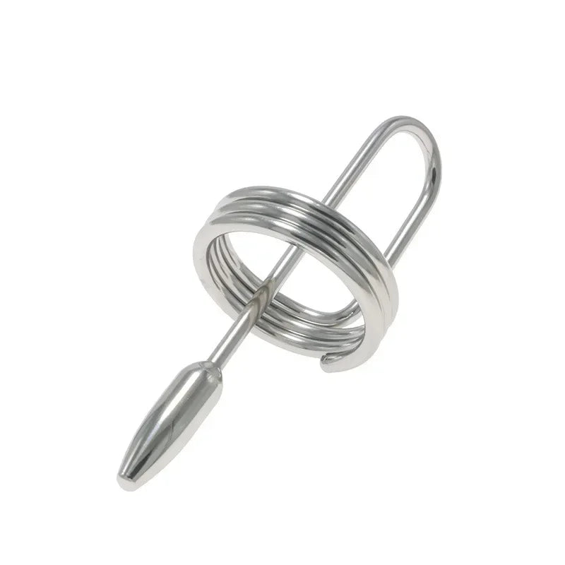 Electric Shock Pulse Penis Ring Medical Themed Toys Penis Plug Stimulation Urethral Dilator Sound Masturbation Sex Toy for Men