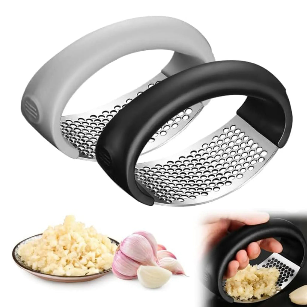 Stainless Steel Garlic Press Crusher Manual Garlic Mincer Chopping Garlic Tool Fruit Vegetable Tools Kitchen Accessories Gadget