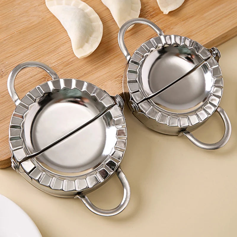 Dumpling Maker Stainless Steel Dumpling Mold Empanadas Ravioli Maker Metal Dumplings Press Gyoza Mould Gadgets Kitchen Utensils