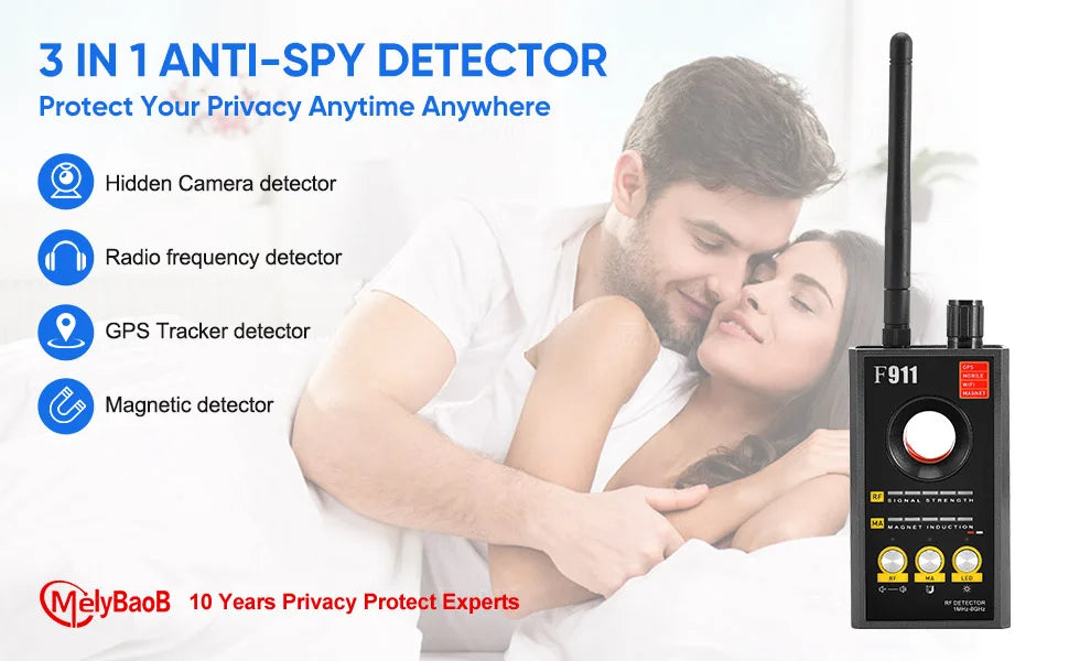 F911 Hidden Camera Detectors , Anti Spy Camera Finder, GPS Tracker Detectors, Bug&Hidden Devices Detector ,RF detectors