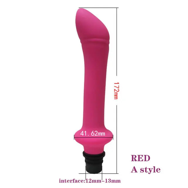 Vibrator Sex Machine Fascia Gun Massage Attachements Head to Silicone Dildo Sex Toys For Men Women Vibrators Penis Masturbation