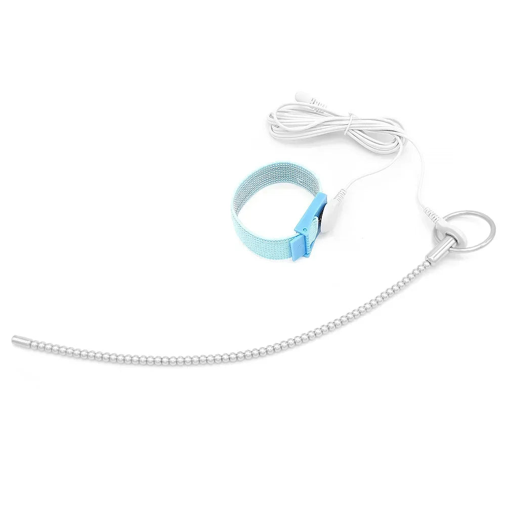Electric Shock Pulse Penis Ring Medical Themed Toys Penis Plug Stimulation Urethral Dilator Sound Masturbation Sex Toy for Men