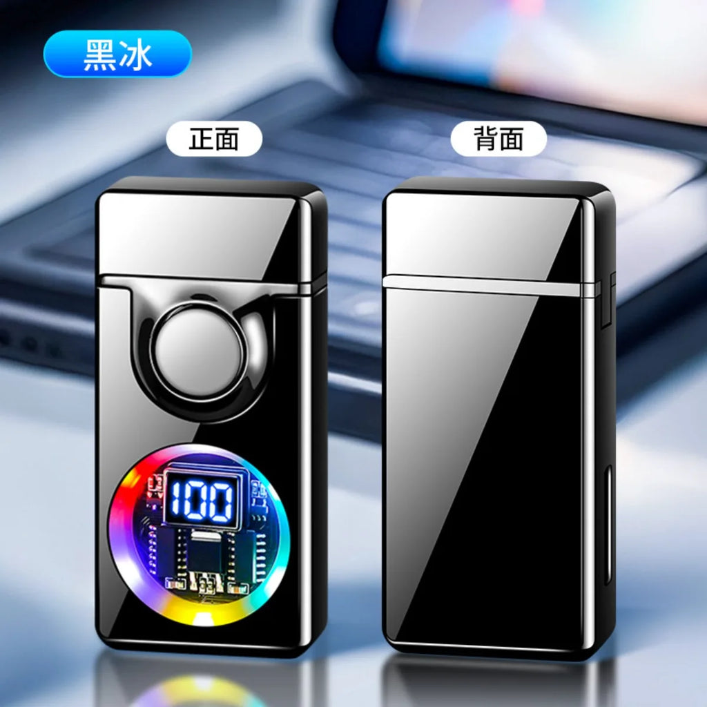 Mecha Voice-activated Intelligent Dual-fire Lighter, Gas-electric Mix, Four Ignition Methods, Creative Gifts