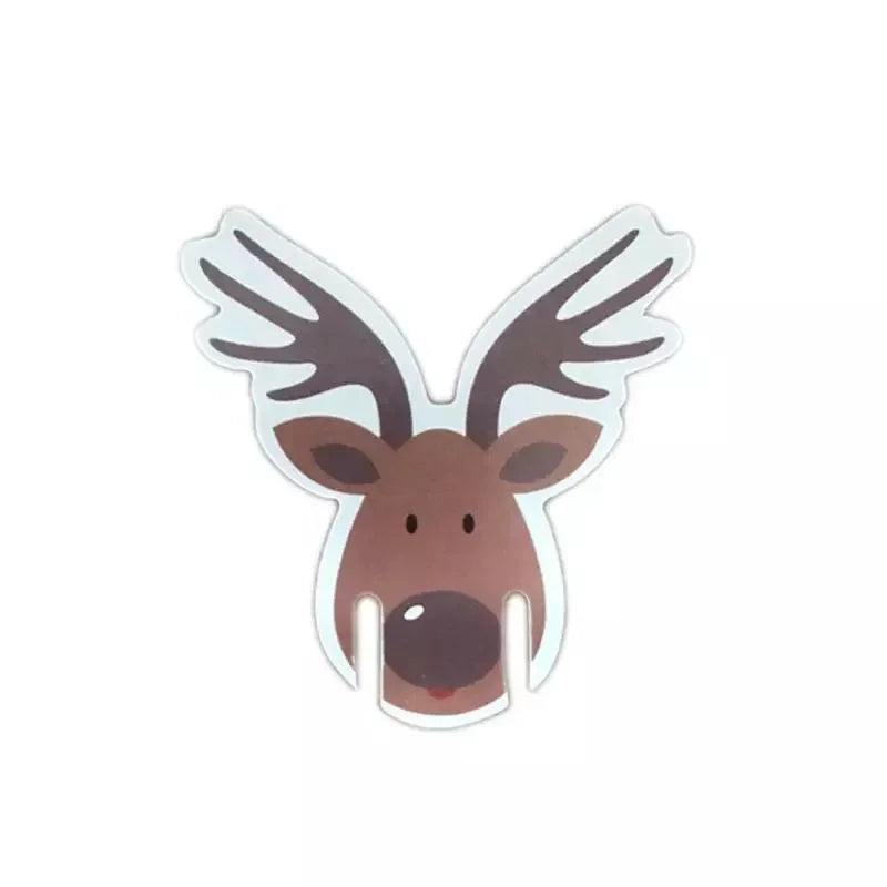 10PCS Christmas Cup Card Santa Hat Wine Glass Decor Ornaments Navidad Noel New Year Gift Home Christmas Decorations