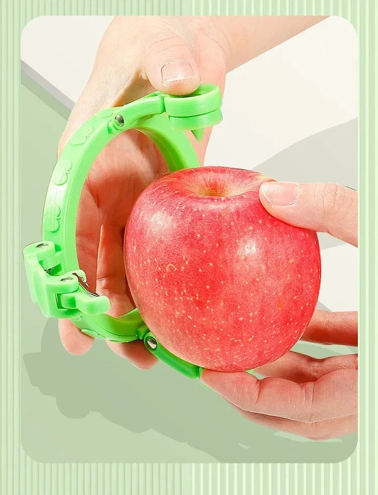 Handheld Rotary Apple Peeler Spiral Slicer for Fruit Vegetable Kitchen Gadget Gift Ideas Easy Use Corer Tool