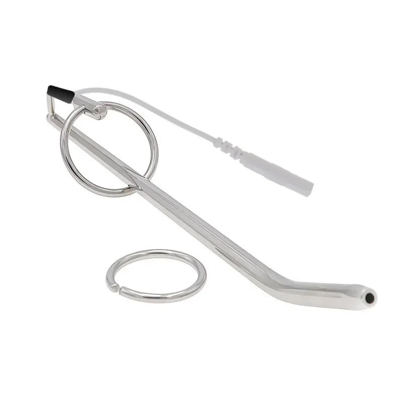 Electric Shock Pulse Penis Ring Medical Themed Toys Penis Plug Stimulation Urethral Dilator Sound Masturbation Sex Toy for Men