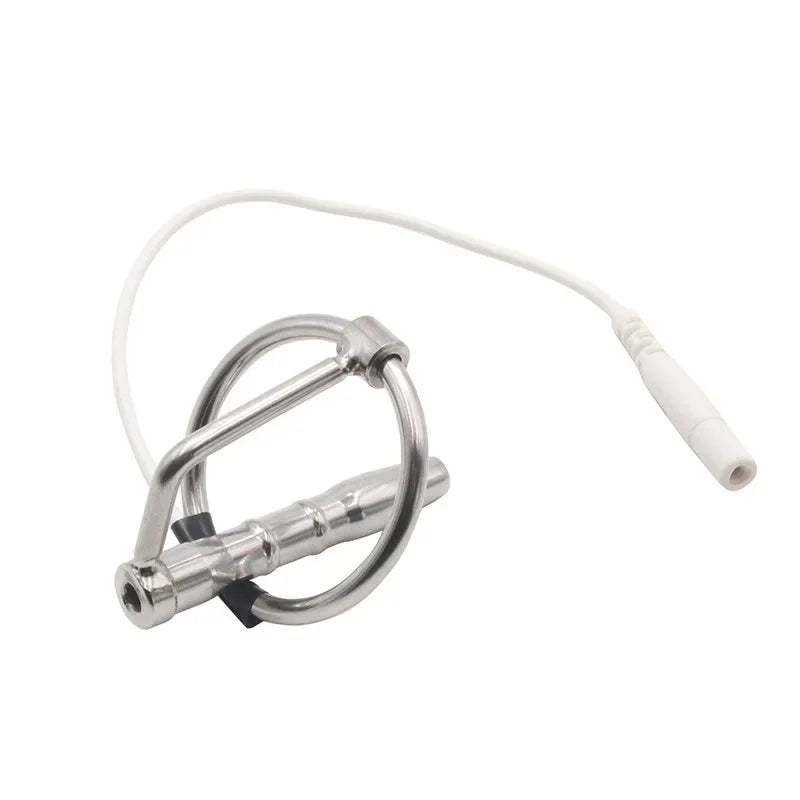 Electric Shock Pulse Penis Ring Medical Themed Toys Penis Plug Stimulation Urethral Dilator Sound Masturbation Sex Toy for Men
