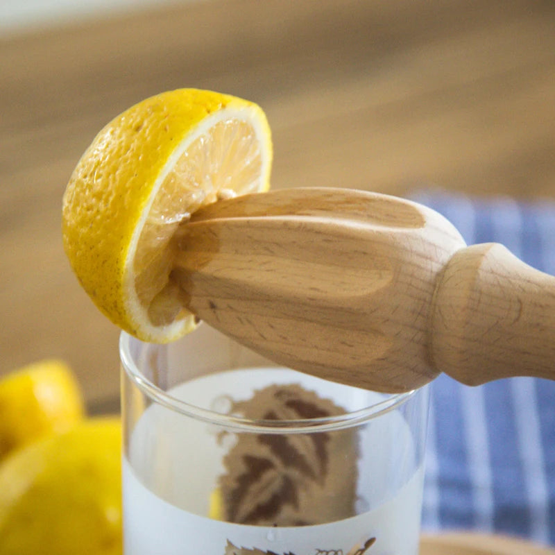 solid wood series beech lemon hammer creative manual juicer kitchen gadget