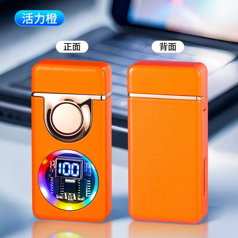 Mecha Voice-activated Intelligent Dual-fire Lighter, Gas-electric Mix, Four Ignition Methods, Creative Gifts