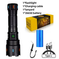 2025 Most Powerful LED Flashlight Rechargeable LED Flashlights High Power Zoom Torch Light Long Range Tactical Lantern Camping