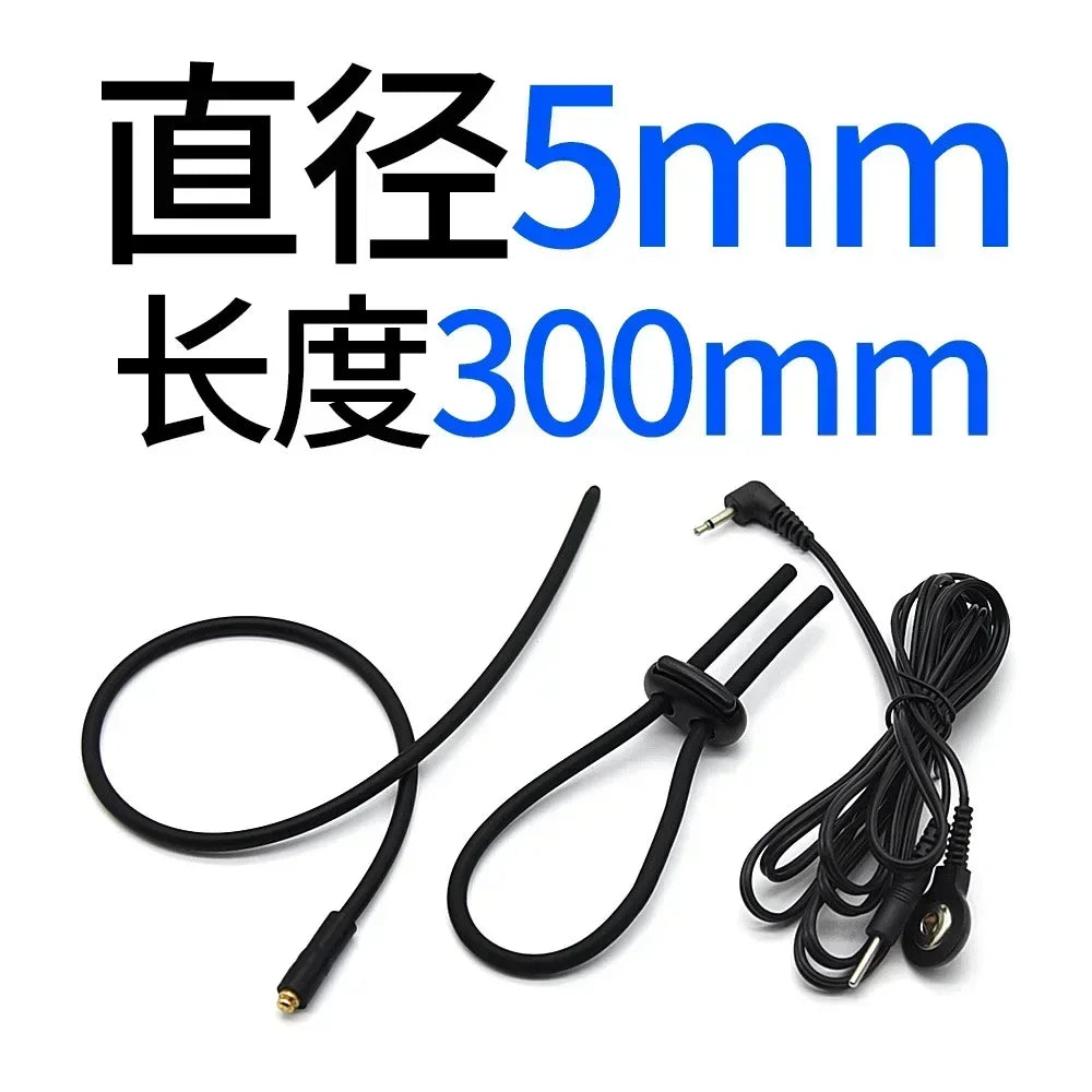 Electric Shock Pulse Penis Ring Medical Themed Toys Penis Plug Stimulation Urethral Dilator Sound Masturbation Sex Toy for Men