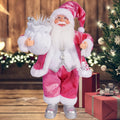 11.8-inch tall classic Santa Claus statue decorative item, Christmas table decoration, home decoration handicraft, room decorati