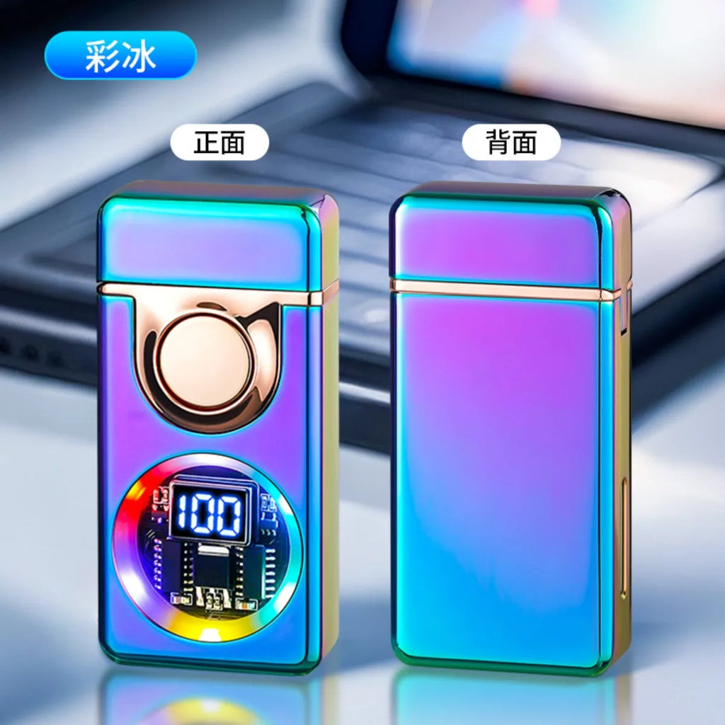 Mecha Voice-activated Intelligent Dual-fire Lighter, Gas-electric Mix, Four Ignition Methods, Creative Gifts