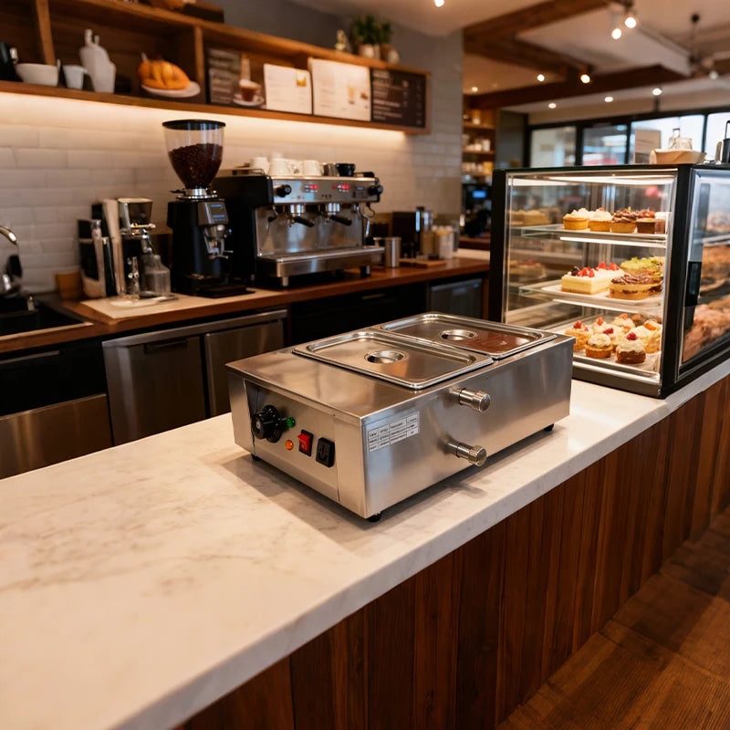 Stainless Steel Chocolate Melter 1-6 Cylinder Chocolate Melting Machine Electric Pot Heater Food Warmer Snack Food processor