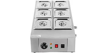 Stainless Steel Chocolate Melter 1-6 Cylinder Chocolate Melting Machine Electric Pot Heater Food Warmer Snack Food processor