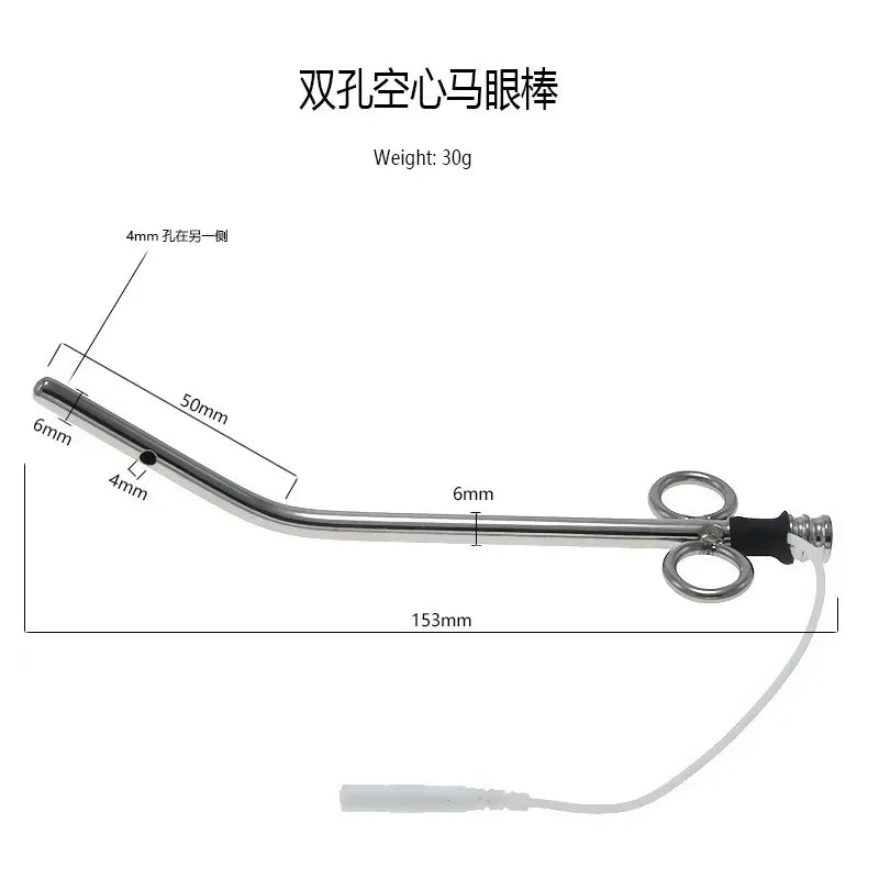 Electric Shock Pulse Penis Ring Medical Themed Toys Penis Plug Stimulation Urethral Dilator Sound Masturbation Sex Toy for Men