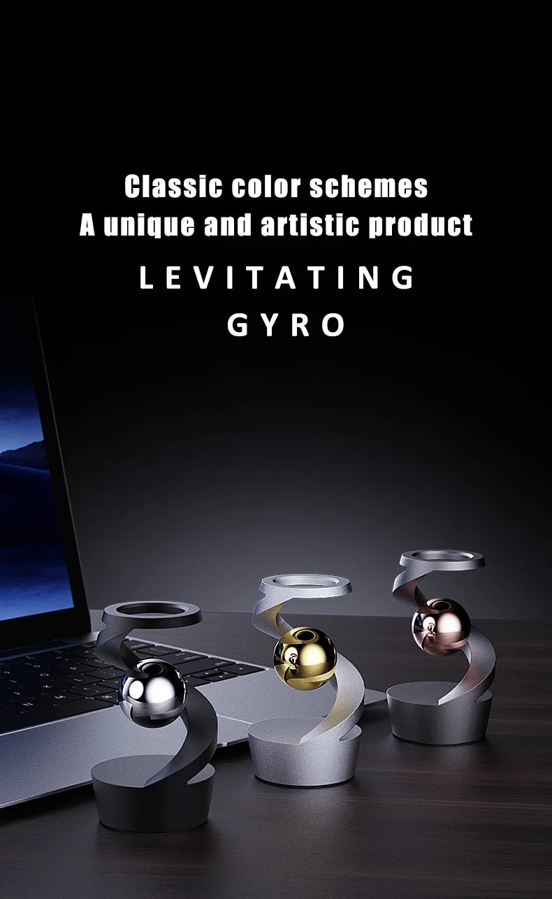 Gravity Defying Kinetic Fidget Spinners Office Desk Toy Desktop Stress Relief Toy Alloy Decompression Hypnosis Rotating Gyro