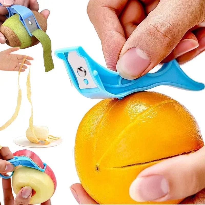 Portable Fruit Vegetable Peel Peeler Knife Mini Manual Peeling Tool Stainless Steel Kiwi Orange Cutter Household Kitchen Gadgets