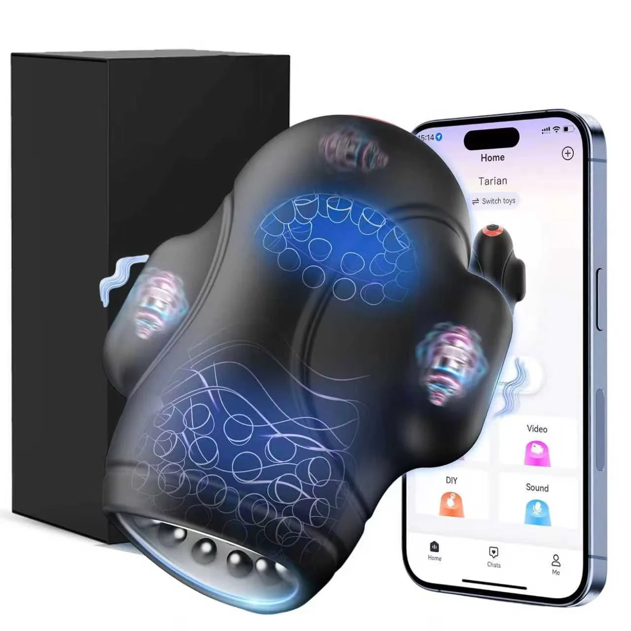 APP Control Vibrator for Men Penis Delay Trainer Male Masturbator Glans Stimulater Massager Men Vibrator Sex Toys Adult Goods