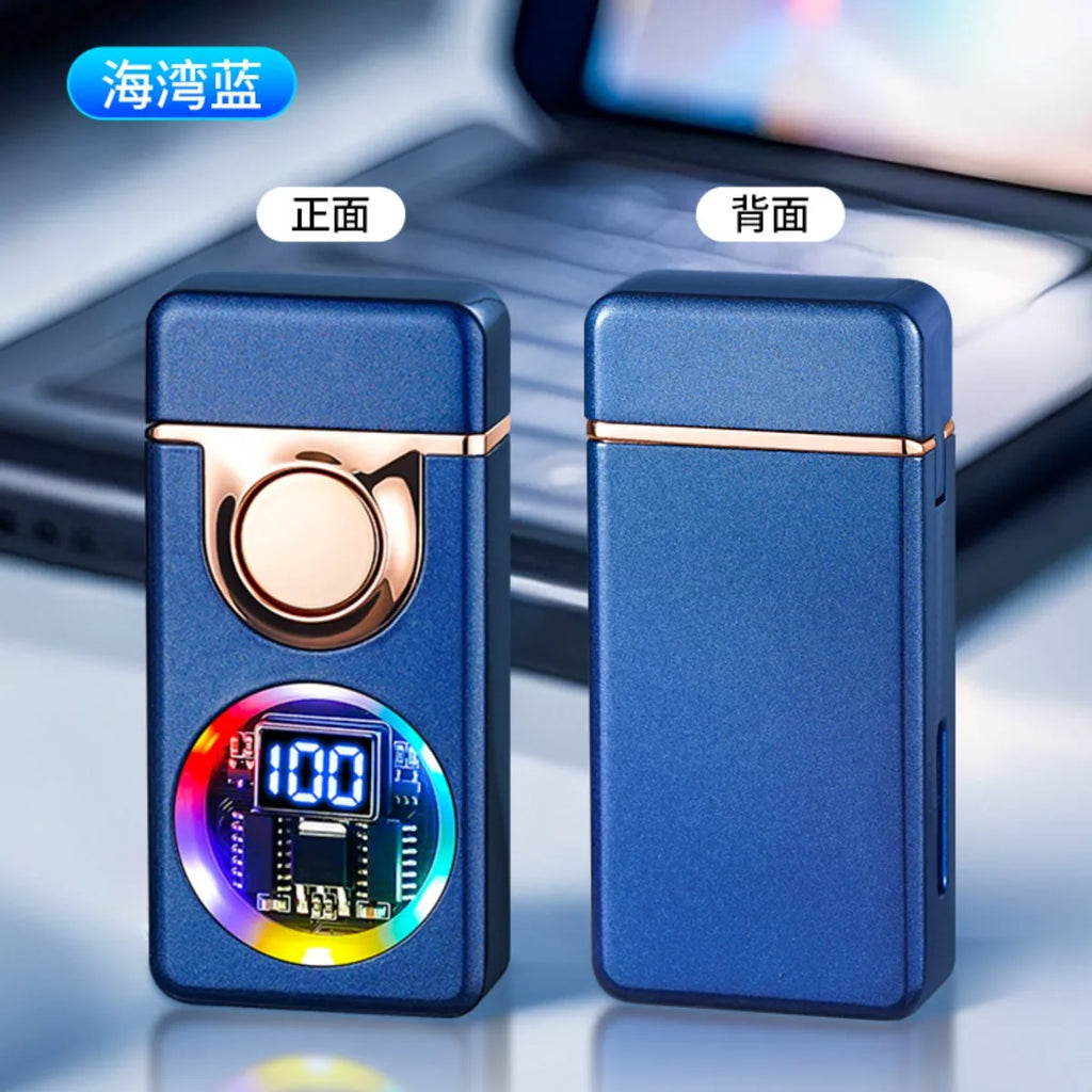 Mecha Voice-activated Intelligent Dual-fire Lighter, Gas-electric Mix, Four Ignition Methods, Creative Gifts