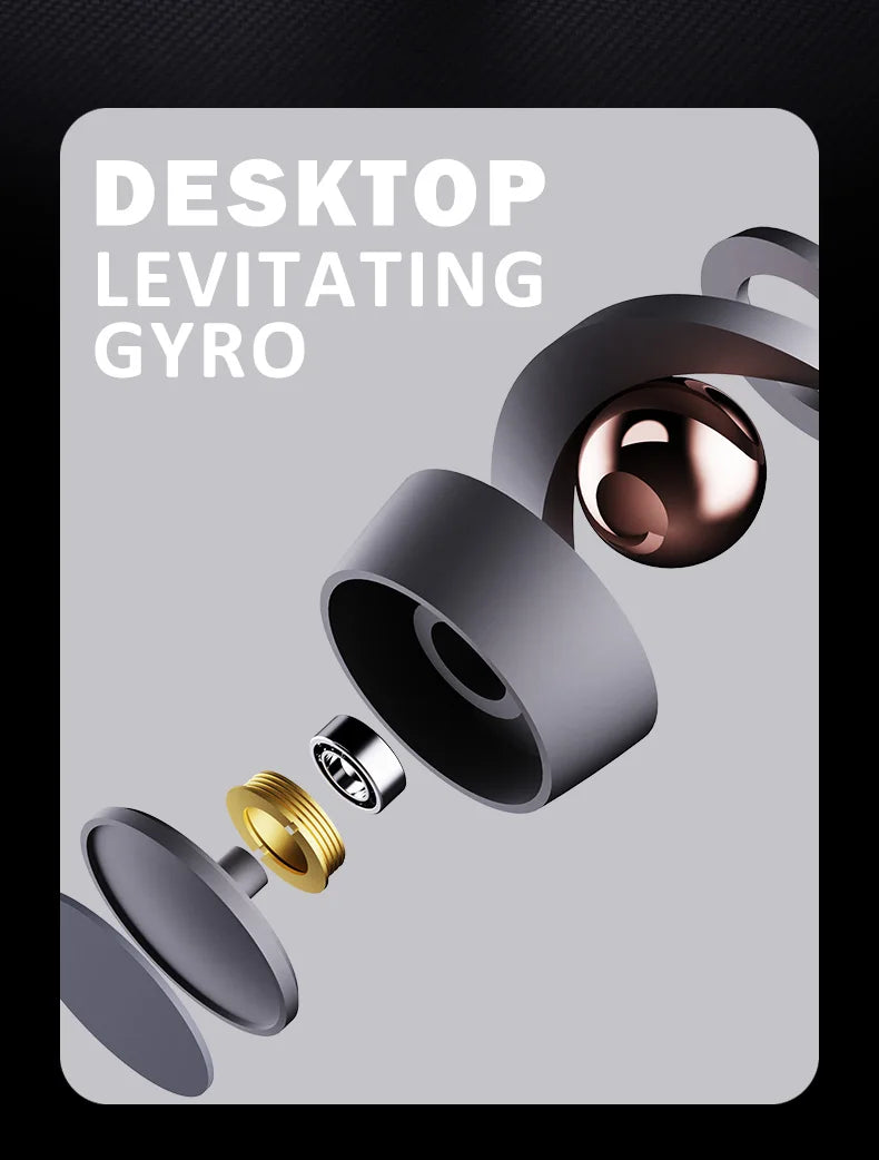 Gravity Defying Kinetic Fidget Spinners Office Desk Toy Desktop Stress Relief Toy Alloy Decompression Hypnosis Rotating Gyro