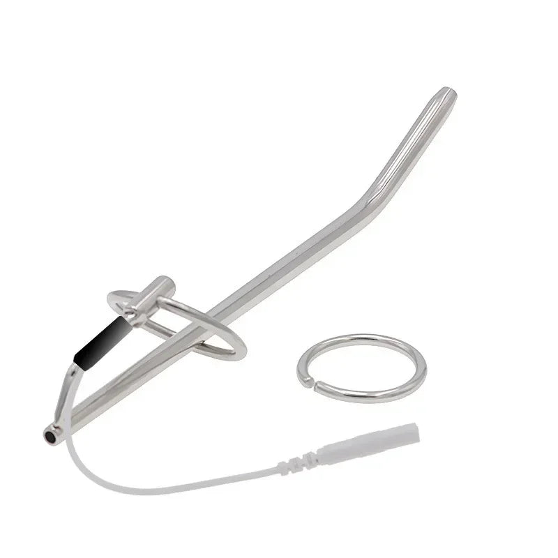 Electric Shock Pulse Penis Ring Medical Themed Toys Penis Plug Stimulation Urethral Dilator Sound Masturbation Sex Toy for Men
