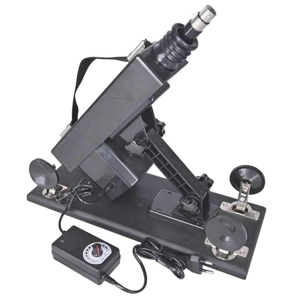 ROUGH BEAST Automatic Sex Machine with Big Black Dildo for Women Love Machine Masturbation Pumping Gun for Couple Men Sex Toys